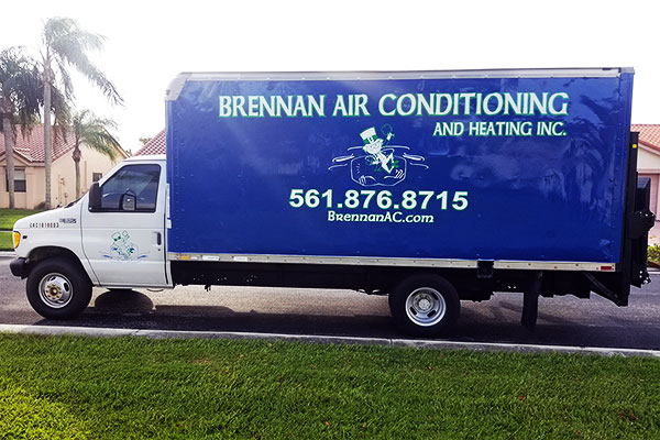 Brennan A/C Installation and Repair Truck